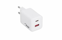 Akyga USB Nabíječka AK-CH-28 USB-A + USB-C PD 5-21V / max. 3A 45W Quick Charge 3.0 GaN