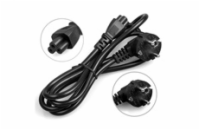 WG - Kabel napájecí WG Mickey Mouse / CEE 7/7 to IEC C5 / 1,5m / black