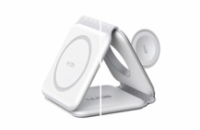 WG - Bezdrátová nabíječka WGMaxFlex 3in1 / Skládací / 15W+5W+2.5W / WG 42 / white
