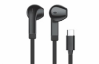 WG - Sluchátka s konektorem Type-C, Vortex Vibe, drátové, black