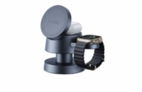 WG - Bezdrátová nabíječka 4v1 Mush8oom, lampička, šedá