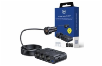 3mk Car Power Splitter 120W PD QC PPS USB 3A1C3 Socket Black