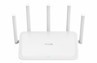 HiLook Powered by HIKVISION/ Wi-Fi 6 router WR-AX18(O-STD)/EU/ IEEE 802.11a/n/ac/ax/ 1800Mbps/ 3x LAN/ 1x WAN/ bílý