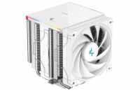 DEEPCOOL chladič AK620 Digital SE / 2x120mm fan / 6x heatpipes / pro Intel i AMD/ digitální display / bílý