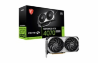 MSI VGA NVIDIA GeForce RTX 4070 SUPER 12G VENTUS 2X OC, 12G GDDR6X, 3xDP, 1xHDMI - Po opravě (Bez příšlušenství)