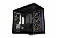 Cooler Master case Elite 600, ATX, Průhledná bočnice, 4x 120mm Fan, Černá