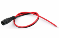 XtendLan Napájecí kabel/pigtail s jedním konektorem (jack 2,1mm samice) ke zdroji, vodiče 2x 0,75mm2, délka 30cm