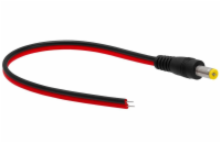 XtendLan Napájecí kabel/pigtail s jedním konektorem (jack 2,1mm samec) k zařízení, vodiče 2x 0,75mm2, délka 30cm