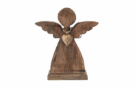 Anděl z mangového dřeva ORION 30,5cm