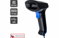 Virtuos CCD 2D čtečka Virtuos HT-851A, USB, bez stojánku, černá