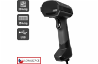 Virtuos CCD 2D průmyslová čtečka HT-857, USB, tmavě šedá