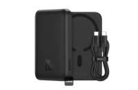 Bezdrátová powerbanka Baseus Magnetic Mini Air 6000mAh, 20W černá