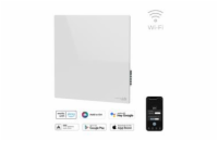 AENO GH11s Quadro Chytré Topení, infrared + konvekce, tvrzené sklo, 500W, 50x50cm, Bílá
