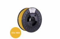 Filament C-TECH PREMIUM LINE, TPU 90A, flexibilní, dopravní žlutá, RAL1023, 1,75mm, 1kg