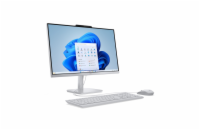 Lenovo A100 AIO   Intel N100/8GB/SSD 512GB/23,8"/FHD/IPS/250nitů/60Hz/65W/WIN11 Home/stříbrná