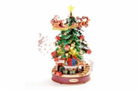 RoboTime 3D dřevěná skládačka hrací skříňky Vánoční stromeček