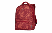 Wenger Colleague 16" batoh na notebook - červená Stylový batoh Wenger Colleague v červeném provedení s kapradinovým potiskem spojuje design a funkčnost v dokonalém balancu. Nabízí polstrovanou přihrá