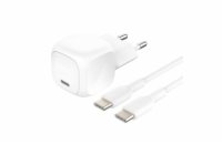 Belkin BOOST CHARGE™ 20W USB-C Power Delivery PPS nástěnná nabíječka + 1m USB-C na USB-C kabel, bílá