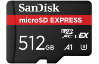 SanDisk microSD Express 512GB / U3 CL10 UHS-I / R:880/ W:650MB/s