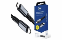 3mk kabel Hyper Cable N-SERIES Thunderbolt 4 1m 48V/5A 40Gb/s 240W 8K60Hz PD3.1 černý