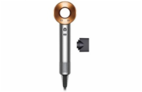 DYSON Supersonic Origin HD07 fén, 1600 W, 3 rychlosti, 4 teploty, koncentrátor, stříbrná/měděná