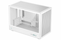 DEEPCOOL skříň CH260 / microATX / 2 x USB 3.0 / USB-C / mesh panel / tvrzené sklo / bílá