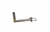 Držák antény na stožár s vinklem, galvanický zinek, délka 35cm