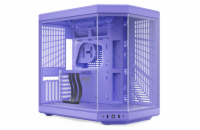 HYTE skříň Y70 Taro Milk / levé a přední sklo / Riser PCIe 4.0 / bez zdroje / 1x USB-C / 2x USB-A /