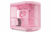 HYTE skříň Y70 Strawberry Milk / levé a přední sklo / Riser PCIe 4.0 / bez zdroje / 1x USB-C / 2x USB-A
