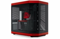 HYTE skříň Y70 Black Cherry / levé a přední sklo / Riser PCIe 4.0 / bez zdroje / 1x USB-C / 2x USB-A /