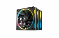 DEEPCOOL Ventilátor FL12 SE 3v1, 3x120mm, ARGB, černá