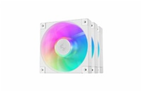 DEEPCOOL Ventilátor FD12 ARGB WH 3v1, 3x120mm, ARGB, bílá