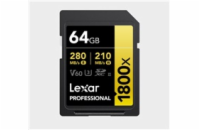 Lexar SDXC Pro 1800x U3 UHS-II R280/W210 (V60) 64GB