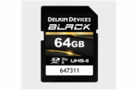 Delkin SDXC BLACK Rugged UHS-II R300/W250 (V90) 64GB (new)