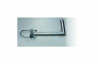 Držák antény na stožár do průměru 150mm s vinklem, žárový zinek, délka 35cm