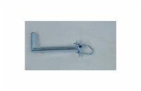 Držák antény na balkón s vinklem, galvanický zinek, délka 35cm