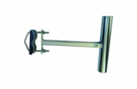 Držák antény na stožár nebo zeď, polohovatelný, galvanický zinek, délka 25cm