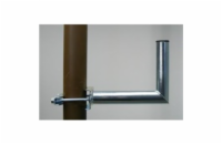 Držák antény na stožár, galvanický zinek, délka 25cm