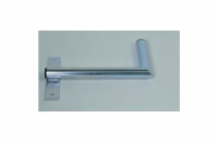 Držák antény na zeď u okna s pásem, levé uchycení, galvanický zinek, délka 40cm