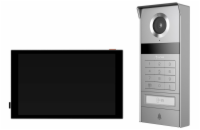 EZVIZ chytrý domácí interkom TP9 Pro/ Wi-Fi/ 4K/ 8" dot. monitor/ videotelefon/ bezdrátový zvonek/ IP65/ černo-stříbrný