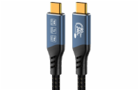 PremiumCord USB4™ Version2.0 80Gbps 16K@60Hz 240W Thunderbolt 3 a 4 kabel 1m