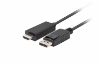LANBERG DISPLAYPORT(M) V1.1 ->HDMI(M) KABEL 1M ČERNÝ