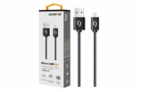 Datový kabel ALIGATOR 2A micro USB 1m, černý