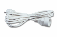 Ecolite prodlužovací kabel 10m FX1-10 - spojka, 1z. 3 x 1mm2, bílá