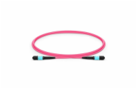 XtendLan FO patch MPO(f)-MPO(f), 1m, OM4, 12/12, kabel kulatý 3mm, přímý (Type A)