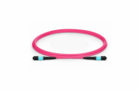 XtendLan FO patch MPO(f)-MPO(f), 2m, OM4, 12/12, kabel kulatý 3mm, křížený (Type B)