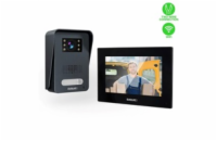 BAZAR - EVOLVEO DoorPhone AP1- 2 drátový videotelefon s aplikací, černá - Poškozený obal (Komplet)