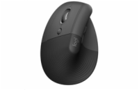 BAZAR - Logitech Lift Left Vertikální ergonomická myš pro leváky, graphite/ black - rozbaleno