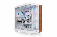 THERMALTAKE Case View 380 XL WS ARGB, Průhledná bočnice, bílá