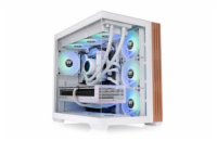 THERMALTAKE Case View 380 WS ARGB, Průhledná bočnice, bílá